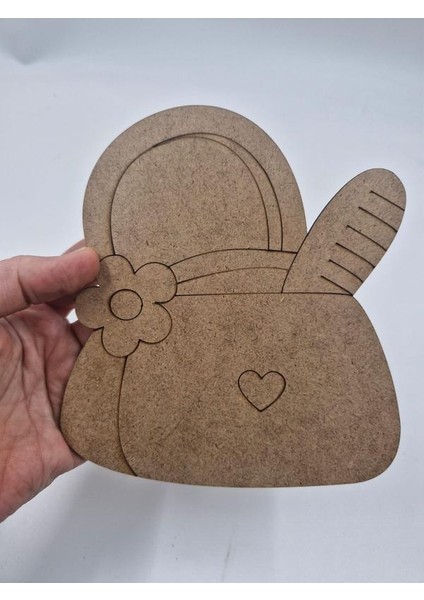 1 Adet Sevimli Çanta Ahşap Boyama Okul Diy Etkinlik Aktivite Sanat 15 cm x 13 cm fiyatları