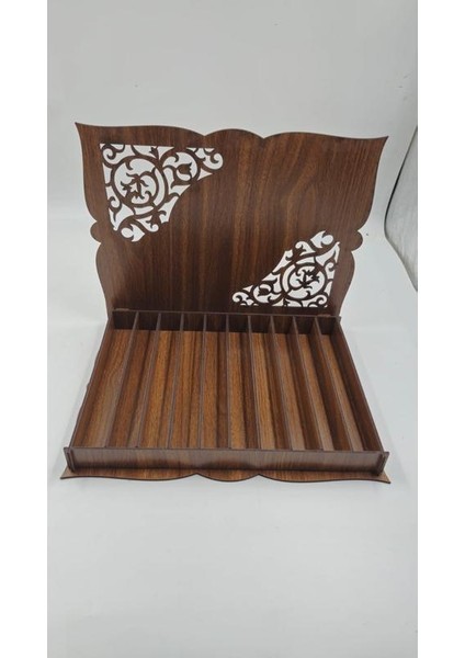 Ahşap Dekoratif Tesbih Kutusu 10 Lu No3 31 cm x 24 cm x 3 cm