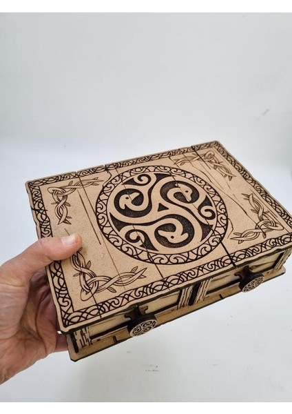 Ahşap Dekoratif Iki Çekmeceli Kutu 20 cm x 12 cm x 8 cm indirimleri