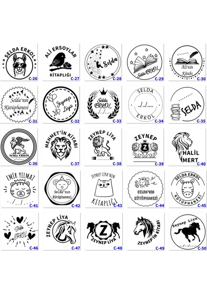 Kişiye Özel Kitap Kurdu Hediye Kutusu - Kitap Damgası ve Metal Madalya - C Serisi modelleri