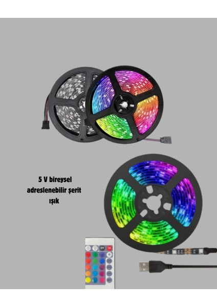 Rgb Smart Şerit LED – Tv Arkası ve Dekoratif Alanlar Için Işık Şeridi fiyatları