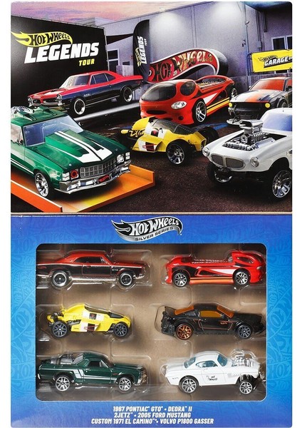 JBY78 Hot Wheels Efsane Temalı Çoklu Arabalar