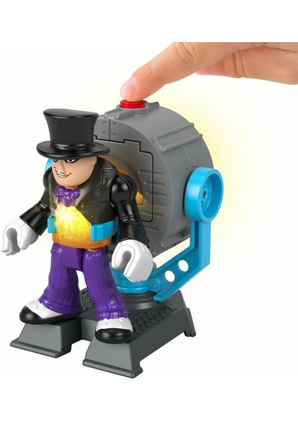 HFD47 Imaginext, Bat-Tech Bat-Signal Figür Seti, Dc Super Friends