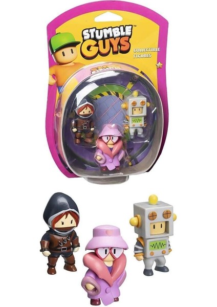 Pmı SG2220 Stumble Guys Figür Seti 3lü -Necotoys indirimleri