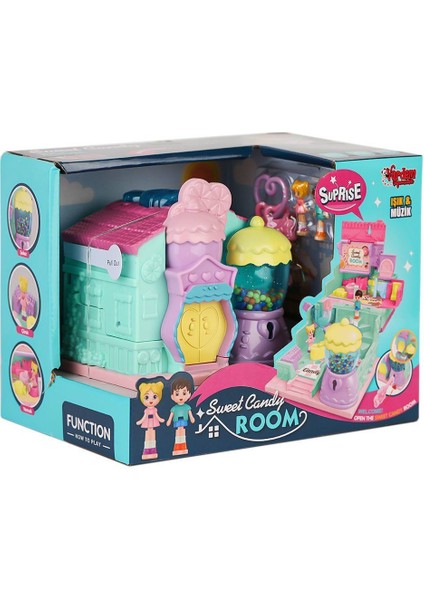 QF2910-11-12-13-14-15 Işıklı Müzikli Aksesuarlı Ev Serisi Açılıp-Katlanır