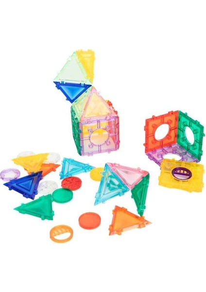 4842 Sun-Yfn-Manyetik Geometrik Bloklu Şekiller 36 Prç indirimleri