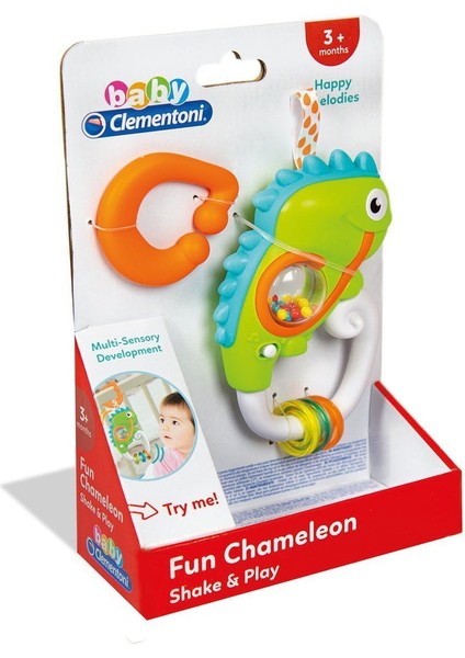 17332 Baby Clementoni - Interaktif Bukalemun Oyuncak +6 Ay