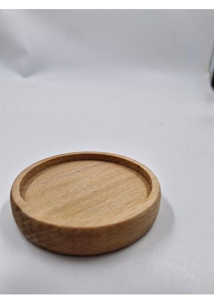 Ahşap Dekoratif Doğal Bardak Altlığı 6 Adet