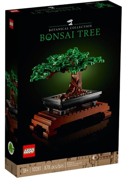 10281 LEGO Icons - Bonzai Ağacı 878 Parça +18 Yaş