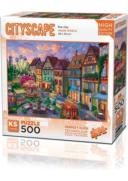 20047 Fun City 500 Parça Puzzle -Ks