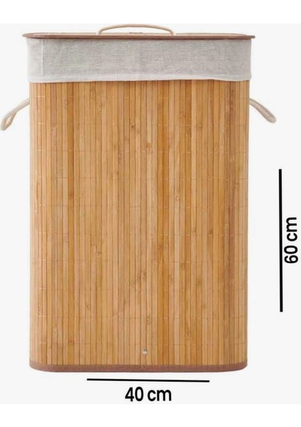 Bambu Çamaşır Sepeti – 60LT indirimleri