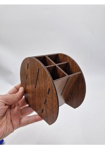 Ahşap Masaüstü Dört Gözlü Kalemlik Organizer No2 fiyatları