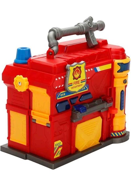 4539 Maxx Wheels Sesli ve Işıklı Garaj Seti Inşaat Garajı -Sunman