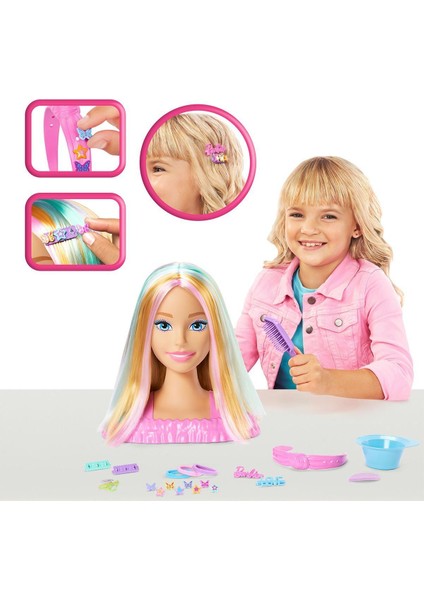 JFG81 Barbie Saç Tasarımı Büstü