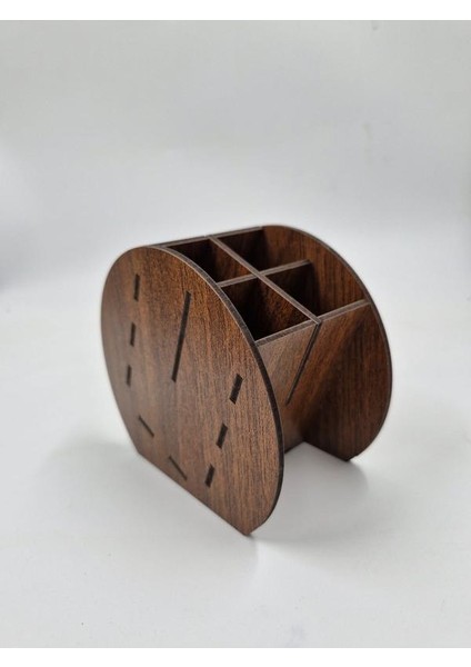 Ahşap Masaüstü Dört Gözlü Kalemlik Organizer No2 modelleri