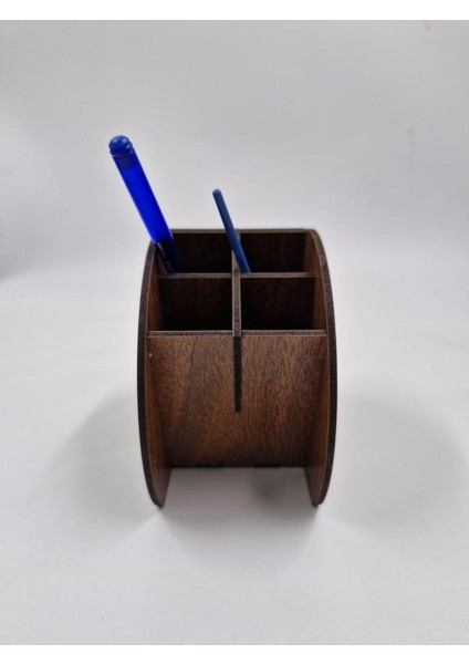 Ahşap Masaüstü Dört Gözlü Kalemlik Organizer No2 indirimleri