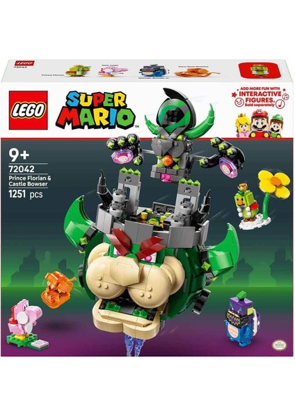72042 LEGO Super Mario - Prince Florian ve Castle Bowser 1251 Parça +9 Yaş