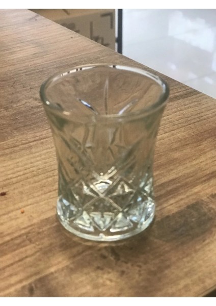 6 Lı Asya Kahve Yanı Su Bardağı Şeffaf Renk -70279