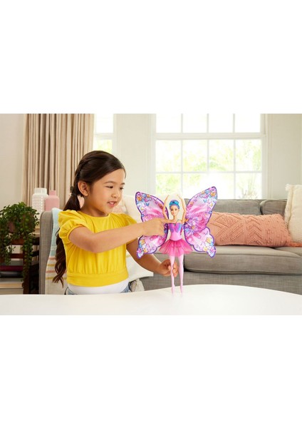 HXJ10 Barbie Kelebek Dansçı Bebek