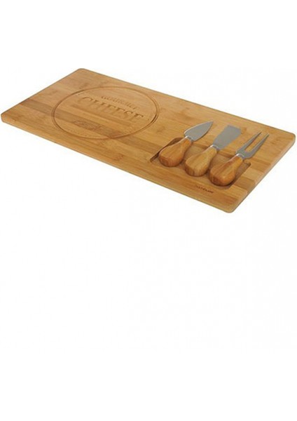 Bambu Peynir Sunum Tepsi Seti -BLSPS3819