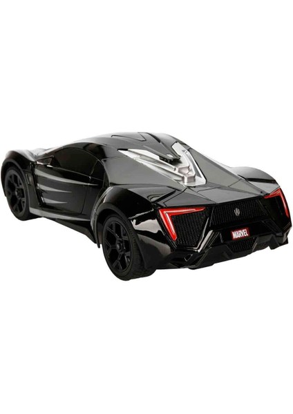 7037 Kumandalı 1:16 Avengers Black Panther Lykan Hypersport Araba indirimleri