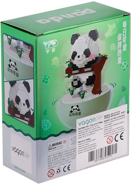 P1275 Panlos Panda 543 Parça Blok Seti -Vagon Life fiyatları