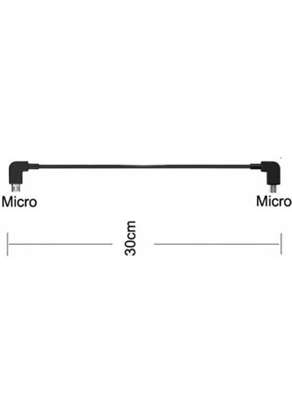 Djı Spark / Mavic Mini / Mini Se / Mavic Air / Mavic Pro Veri Aktarım Kablosu Micro-Usb To Micro-Usb fiyatları