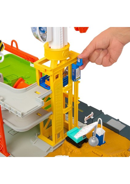 HPD63 Matchbox Aksiyon Sürücüleri Muhteşem Inşaat Alanı Oyun Seti