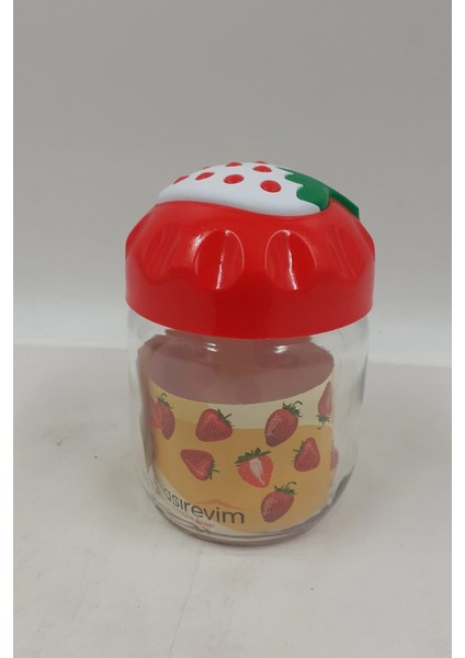 Çilek Desenli Kavanoz 1 Adet 425 cc ROYALEKS-CK425 modelleri