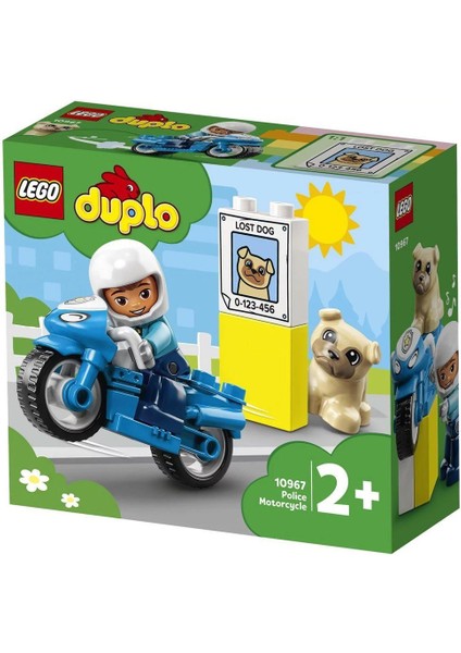 10967 LEGO Duplo - Polis Motosikleti 5 Parça +2 Yaş