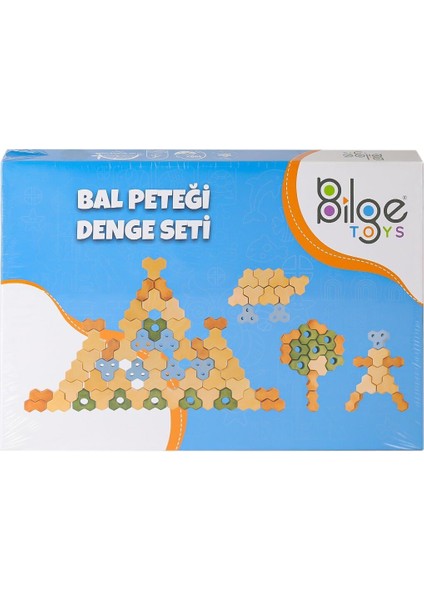 BLG-106A Bal Peteği Ahşap Denge Oyunu