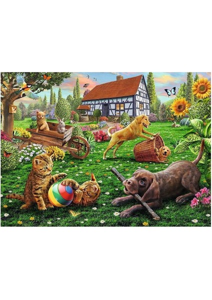 128280 Bahçede 200 Parça Xxl Ravensburger Puzzle fiyatları