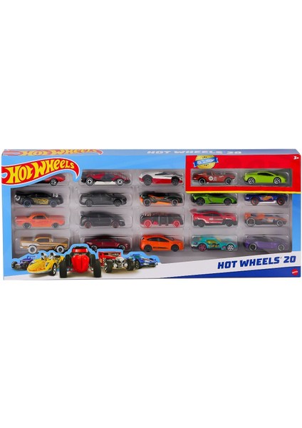 H7045 Hot Wheels 20'li Araba Seti fiyatları