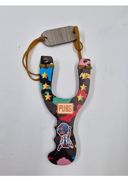 Ahşap Oyuncak Sapan Batikli 18 cm