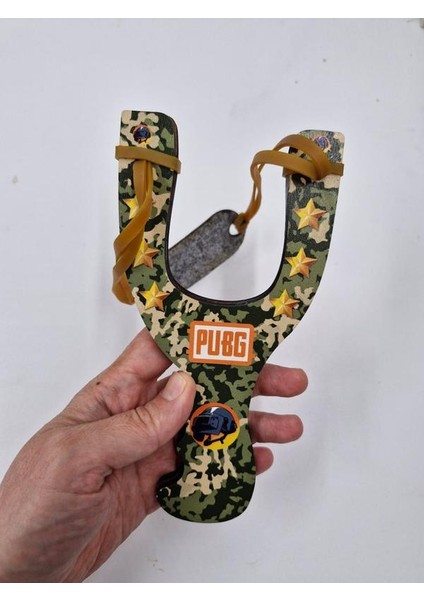 Ahşap Oyuncak Sapan Batikli 18 cm