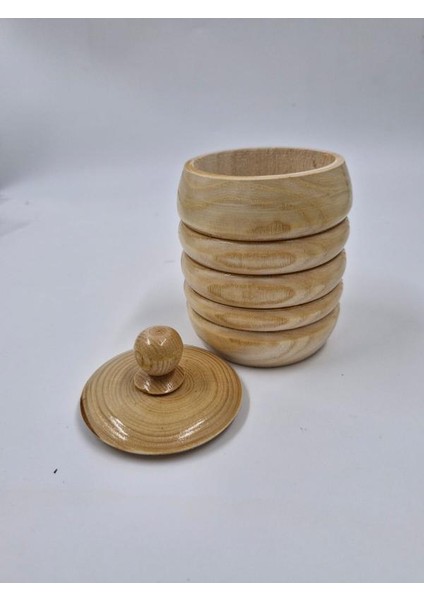 Ahşap Kavanoz 10 cm x 7 cm modelleri