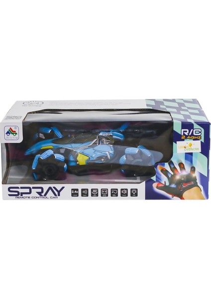 21016 Kumandalı Şarjlı Sesli ve Işıklı Dumanlı Araba -Limon Oyuncak fiyatları