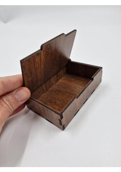 Ahşap Dekoratif Kutu 9 cm x 6 cm x 2,5 cm modelleri