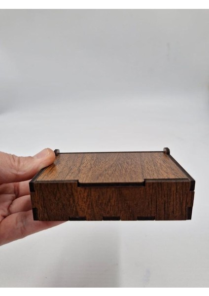 Ahşap Dekoratif Kutu 9 cm x 6 cm x 2,5 cm fırsatları