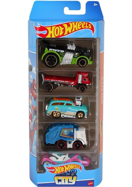 1806 Hot Wheels Beşli Araba Seti modelleri