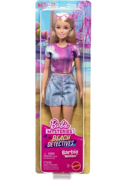 JFV63 Barbie Malibu Bebek - Malibu -Barbie Mysteries: Beach Detectives
