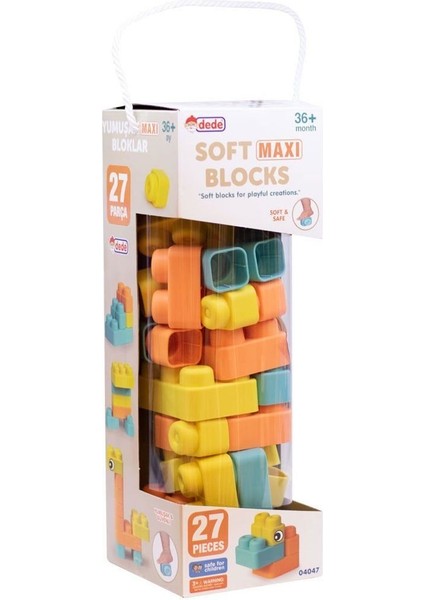 04047 Soft Maxi Bloklar 27 Parça -Dede