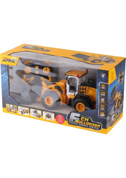 5088 Sun-1:24 Işıklı USB Şarjzlı Uzaktan Kumandalı Buldozer fiyatları