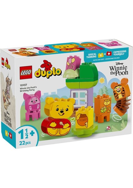 10457 LEGO Duplo Winnie The Poohnun Doğum Günü Partisi 22 Parça +1,5 Yaş