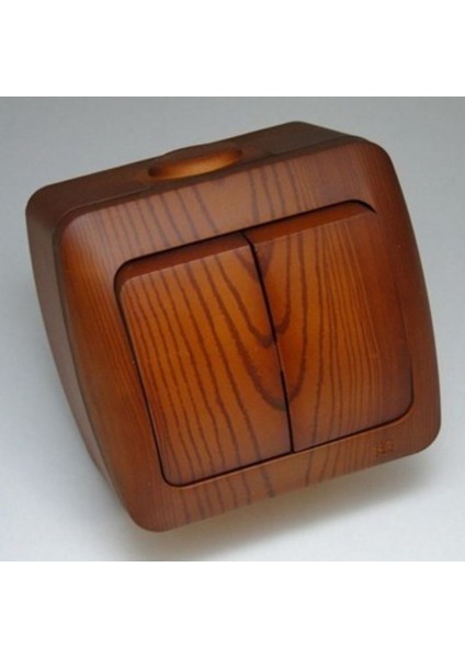 5 Adet Sıva Üstü Kiraz Ahşap Renkli Komütatör Ikili Anahtar Elbi / Alsu fırsatları