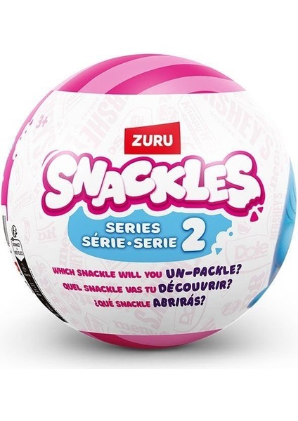 5UA02000 Snackles Aburcubur Surpriz Peluş 12 cm