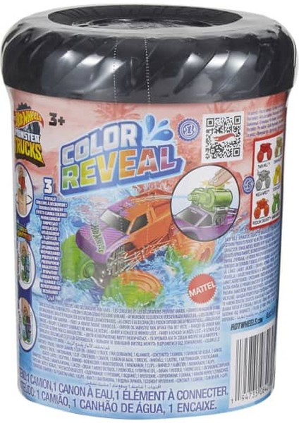 HJF39 Monster Trucks Color Reveal Renk Değiştiren Araçlar