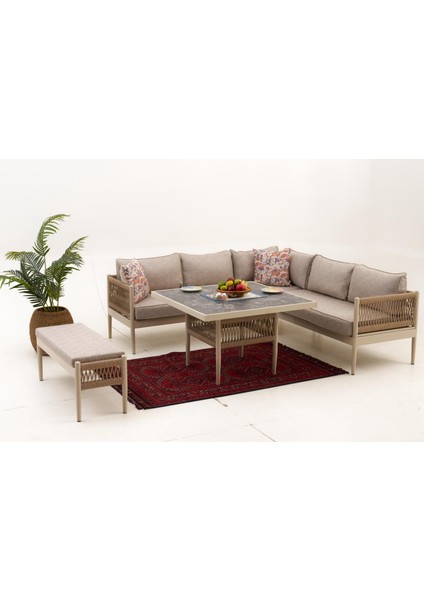 Nadide Bahçe Balkon Köşe Takımı ( Puf Dahil) modelleri