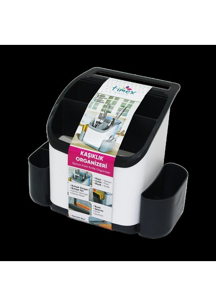 Plastik Kaşıklık Organizer Tezgah Üstü (4887)