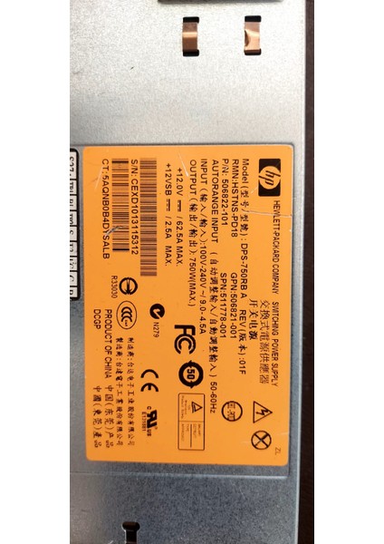 DPS-750RB A Dps 750RB A 12V 60A 750W Güç Kaynağı Için Refrubıshed fiyatları